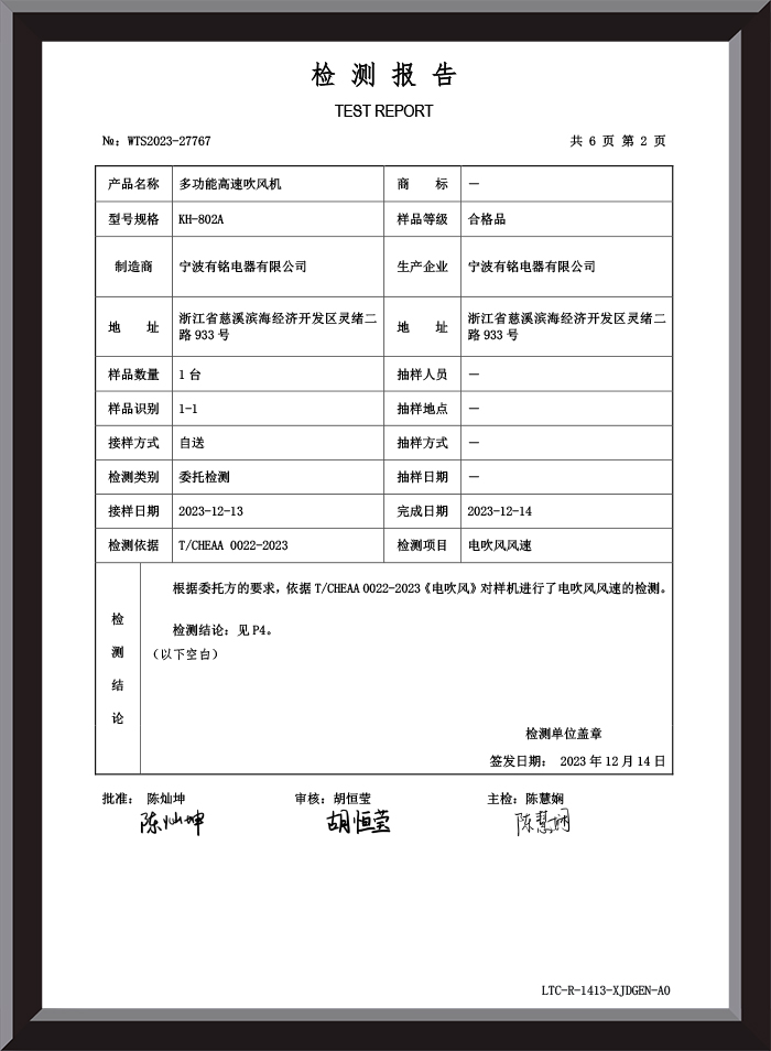 Test Report
