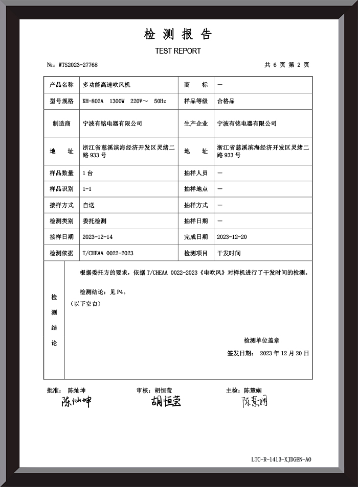 Test Report